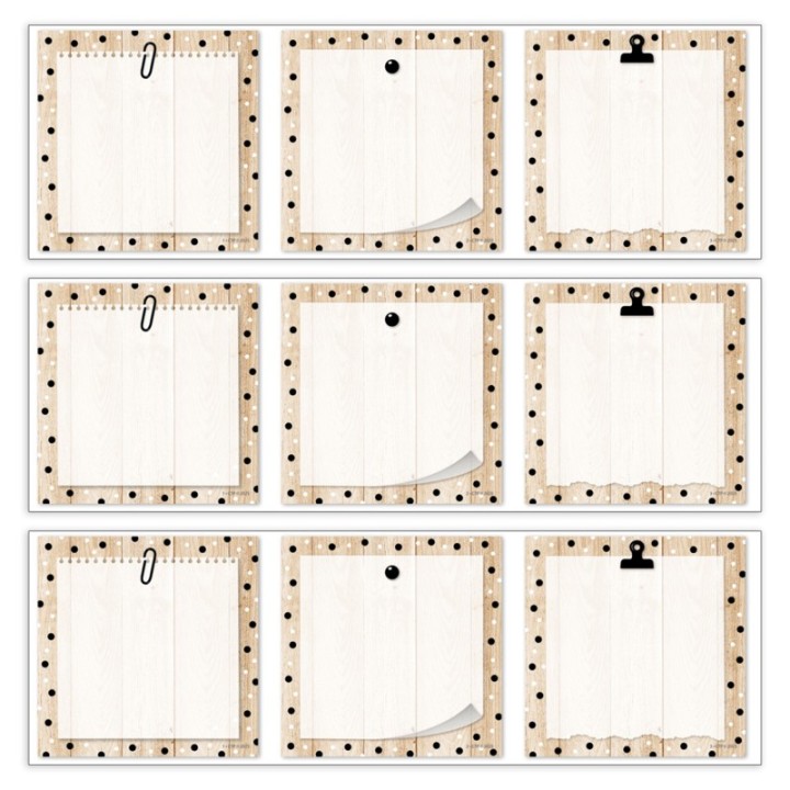Creative Teaching Press® Core Decor Polka Dots on Wood 3" Designer Cut-Outs, 36 Per Pack, 3 Packs