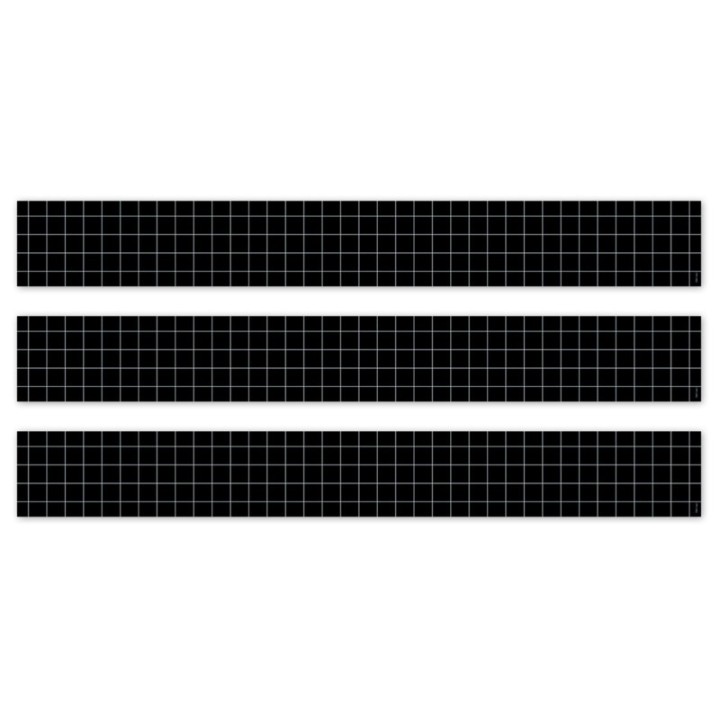 Creative Teaching Press® Core Decor Window Pane on Black EZ Border, Bulletin Board Border, 48 Feet Per Pack, 3 Packs