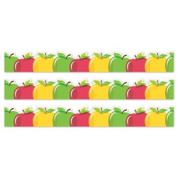 Creative Teaching Press® Apple Time Apples EZ Border, Bulletin Board Border, 48 Feet Per Pack, 3 Packs