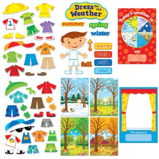 Creative Teaching Press® Dress for the Weather Bulletin Board Set