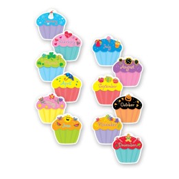Creative Teaching Press® Cupcakes 6" Designer Cut-Outs, Pack of 36