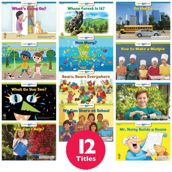 Creative Teaching Press® Learn to Read Variety Pack 5, Level C-D, 12 Titles