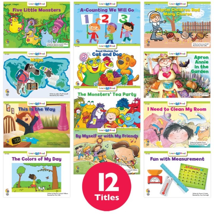 Creative Teaching Press® Learn to Read Variety Pack 11, Level E-F, 12 Titles