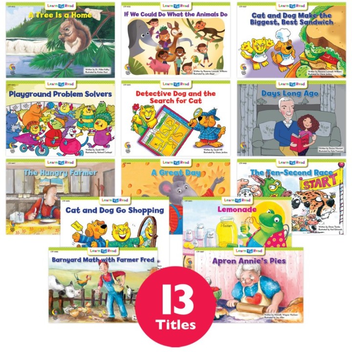 Creative Teaching Press® Learn to Read Variety Pack 15, Level G-H, 13 Books