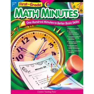 Creative Teaching Press® First-Grade Math Minutes Book