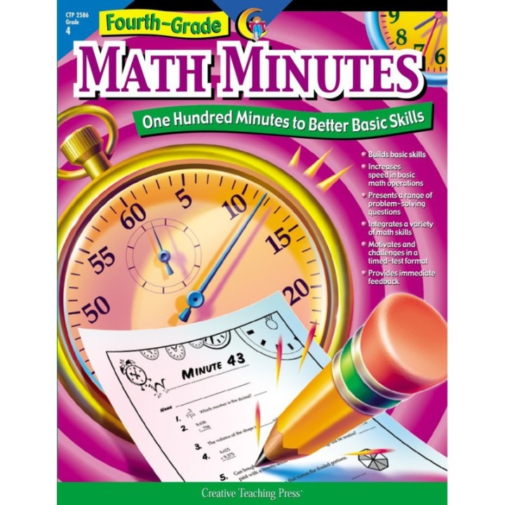 Creative Teaching Press® Fourth-Grade Math Minutes Book