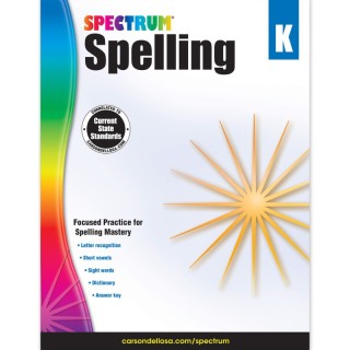 Spectrum® Spelling Workbook, Grade K, Paperback
