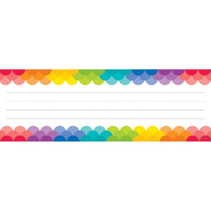 Creative Teaching Press® Rainbow Scallops Name Plates, 36 Per Pack