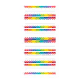 Creative Teaching Press® Rainbow Scallops Name Plates, 36 Per Pack, 6 Packs