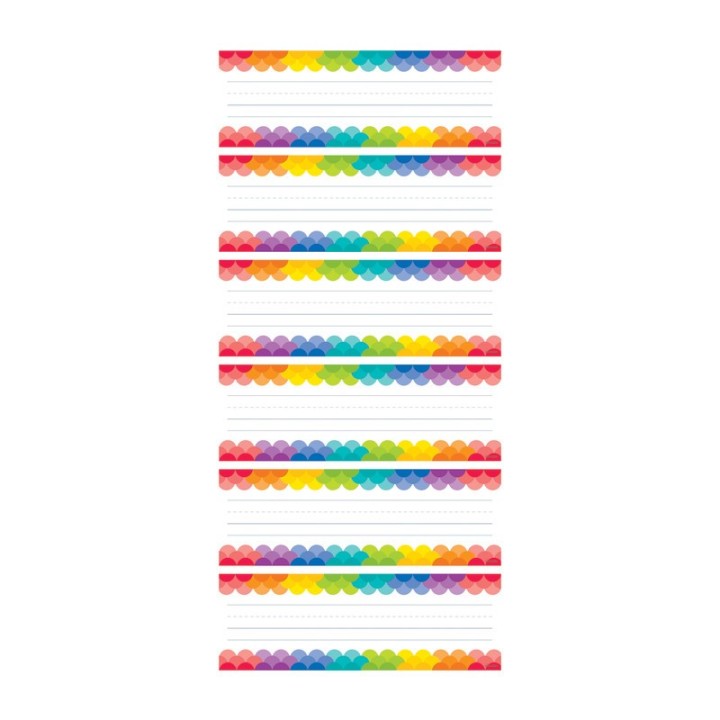 Creative Teaching Press® Rainbow Scallops Name Plates, 36 Per Pack, 6 Packs