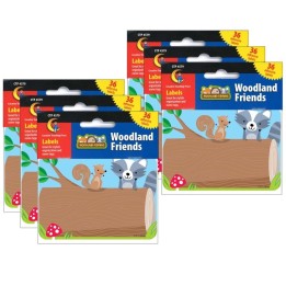 Creative Teaching Press® Woodland Friends Name Tag Labels, 36 Per Pack, 6 Packs