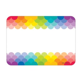 Creative Teaching Press® Painted Palette Rainbow Scallops Name Tag Labels, 36/Pack