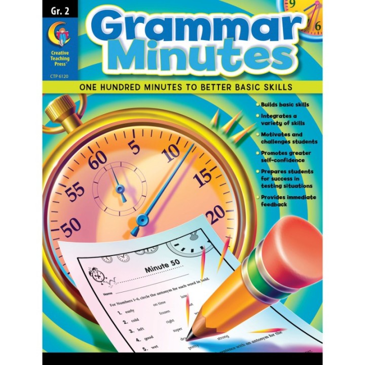 Creative Teaching Press® Grammar Minutes Workbook, Grade 2