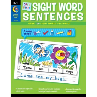 Creative Teaching Press® Cut & Paste Sight Word Sentences