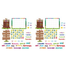 Creative Teaching Press® Woodland Friends Calendar Bulletin Board Set, 2 Sets