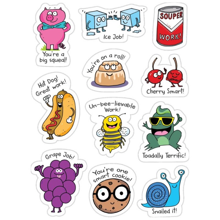 Creative Teaching Press® So Much Pun! Punny Rewards Stickers