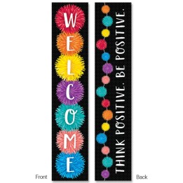 Creative Teaching Press® Pom-Poms Welcome Banner (2-sided)