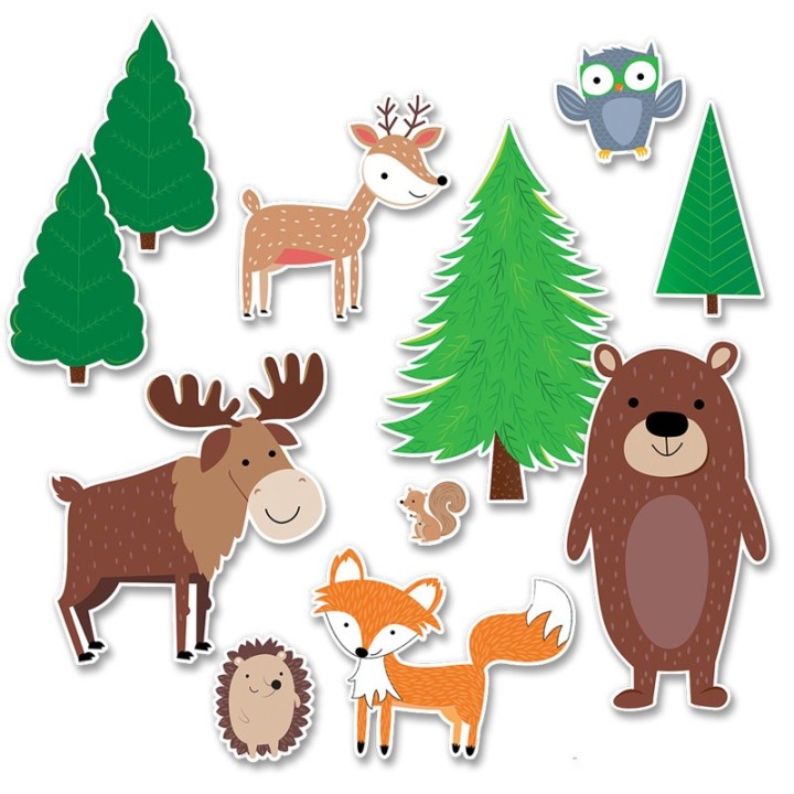 Creative Teaching Press® Jumbo Woodland Friends Bulletin Board Set, 11 Pieces