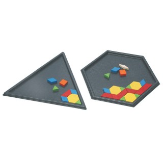 Learning Advantage® Pattern Block Trays - Set of 2