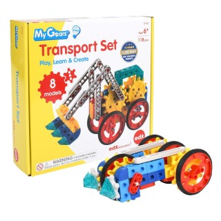 edxeducation® My Gears - Transport Set - 118-Piece Model Set