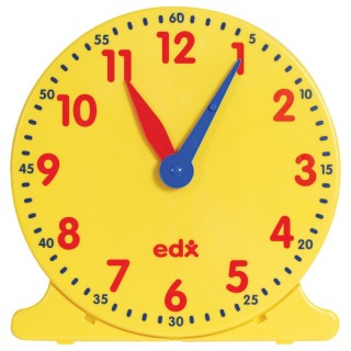 Learning Advantage® Geared 12-Hour Time Clock - Demonstration Size
