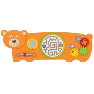 Learning Advantage® Bear Activity Wall Panel - 18m+ - Toddler Activity Center