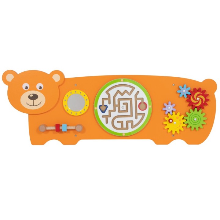 Learning Advantage® Bear Activity Wall Panel - 18m+ - Toddler Activity Center