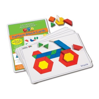 Learning Advantage® Pattern Block Cards - Set of 20