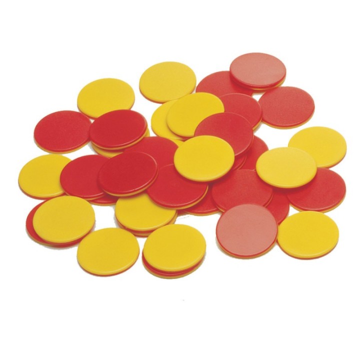Learning Advantage® Two-Color Counters - Plastic - Set of 200