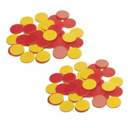 Learning Advantage® Two-Color Counters - Plastic - 200 Per Set - 2 Sets