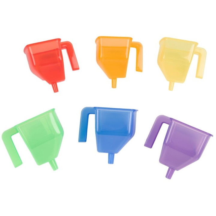 TickiT® Translucent Funnels, Set of 6