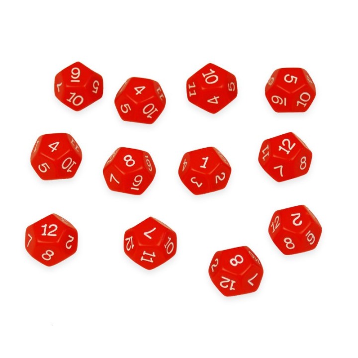 Learning Advantage® Polyhedra Dice - 12 Sides - Set of 12