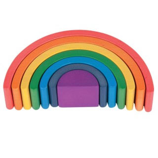 TickiT® Wooden Rainbow Architect Arches - Set of 7