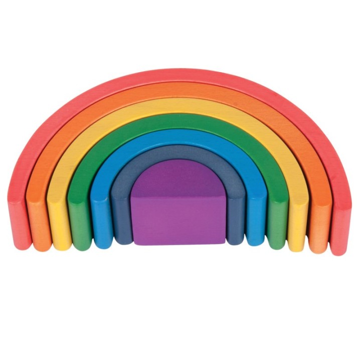 TickiT® Wooden Rainbow Architect Arches - Set of 7