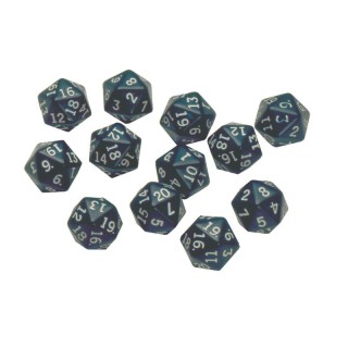 Learning Advantage® Polyhedra Dice - 20 Sides - Set of 12