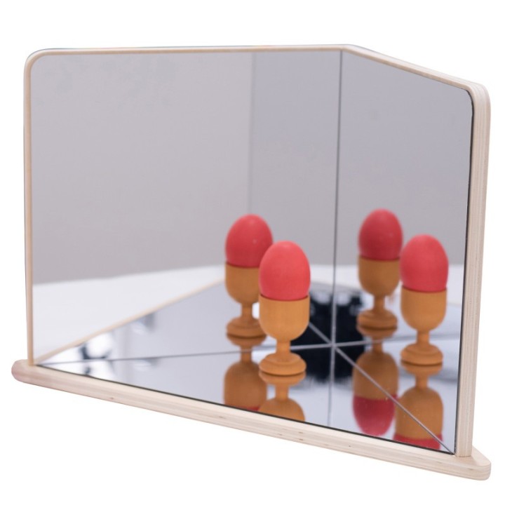 TickiT® Wooden 4-Way Mirror