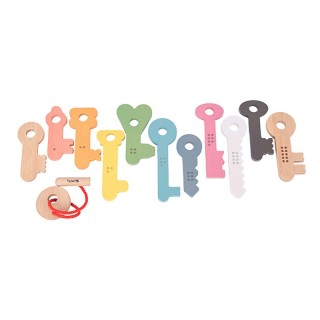 TickiT® Rainbow Wooden Keys - Set of 11