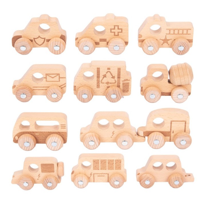 TickiT® Natural Wooden Vehicles