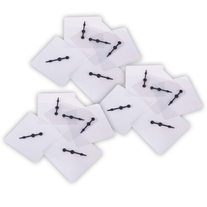 Learning Advantage® Transparent Spinners - 5 Per Set - 3 Sets