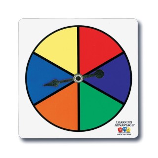 Learning Advantage® Six-Color Spinners - Set of 5