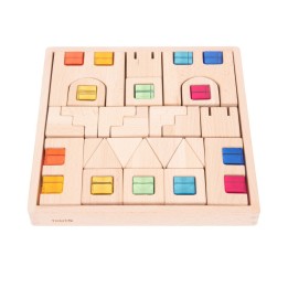 TickiT® Wooden Building Gem Blocks