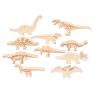 TickiT® Dinosaur Wooden Blocks