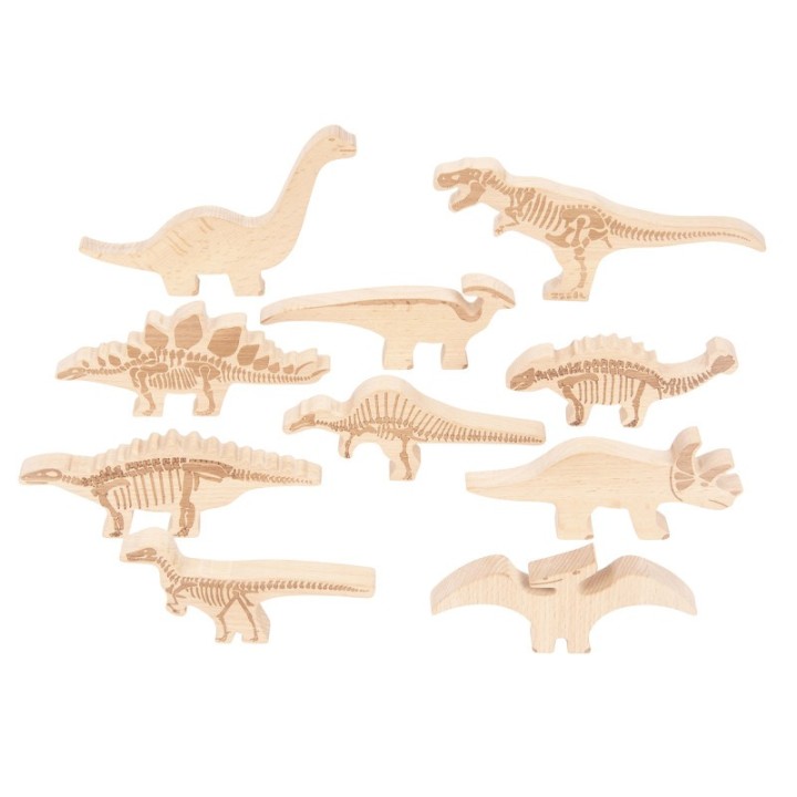 TickiT® Dinosaur Wooden Blocks