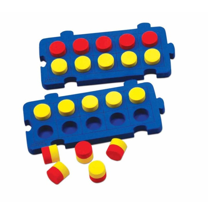 Learning Advantage® Foam Ten Frames - Set of 4