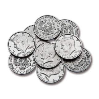 Learning Advantage® Play Coins - Half-Dollar - Set of 50