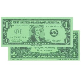 Learning Advantage® Play Bills - $1 Bills - Set of 100