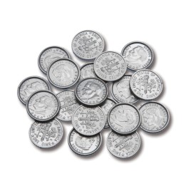 Learning Advantage® Play Coins - Dimes - Set of 100