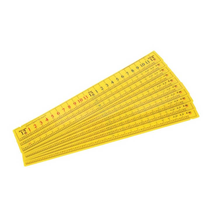 Learning Advantage® Elapsed Time Ruler - Student Size - Set of 10