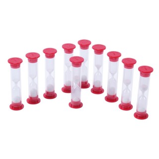Learning Advantage® Sand Timers - 1 Minute - Set of 10