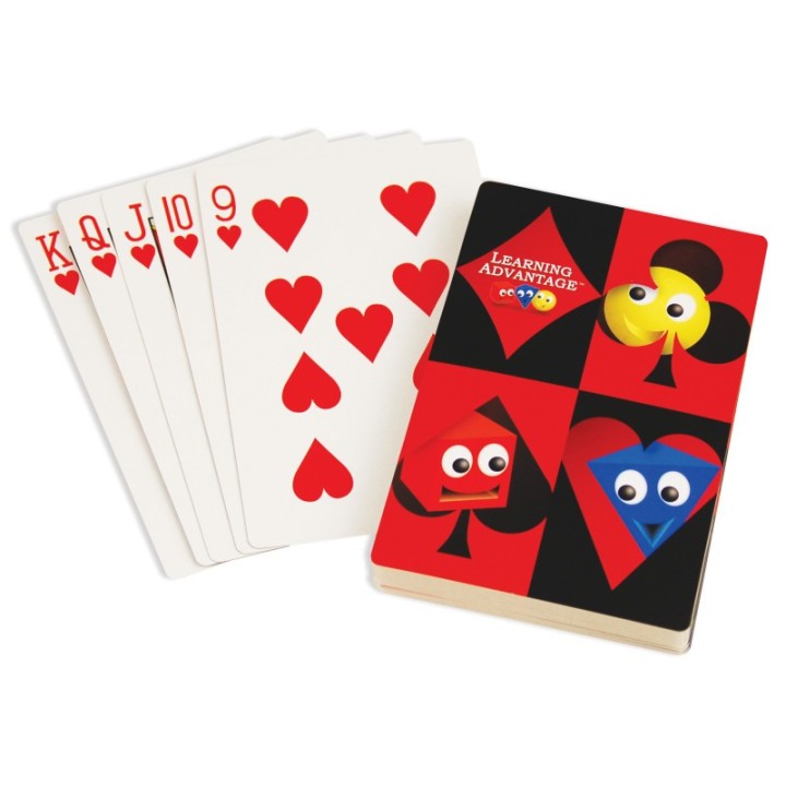 Learning Advantage® Large Playing Cards - Set of 52